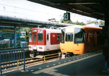 写真：志摩線の電車